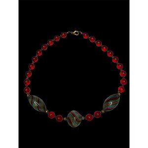 Venezia Murano Blown Glass Necklace